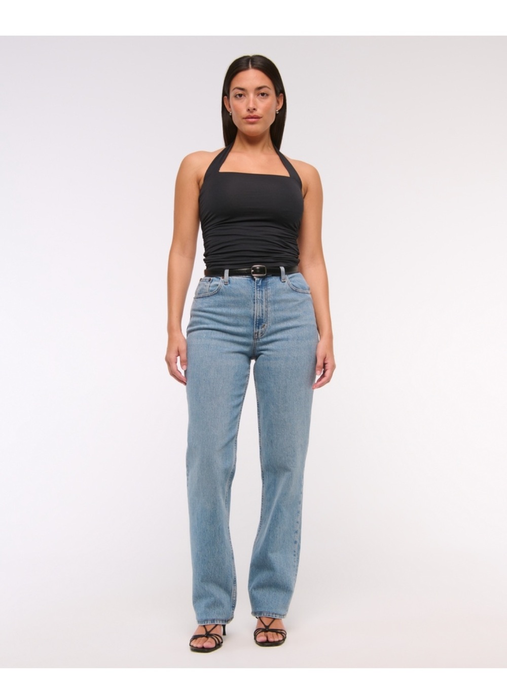 Abercrombie & Fitch Curve Love 90s Straight Ultra High Rise - 32